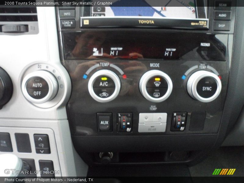 Silver Sky Metallic / Graphite 2008 Toyota Sequoia Platinum