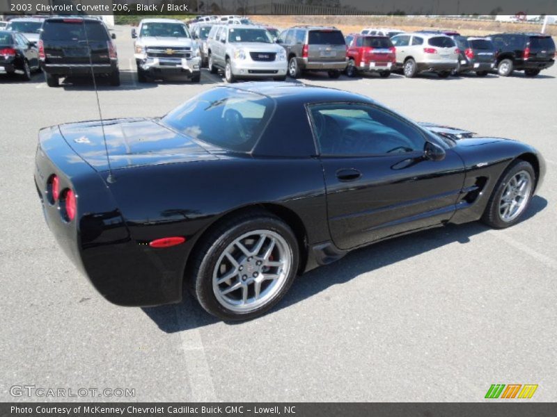 Black / Black 2003 Chevrolet Corvette Z06