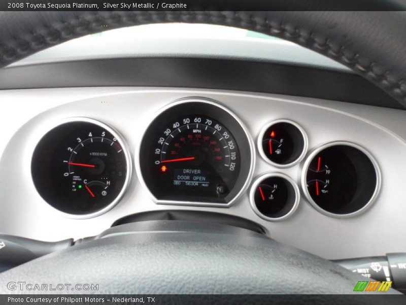 Silver Sky Metallic / Graphite 2008 Toyota Sequoia Platinum