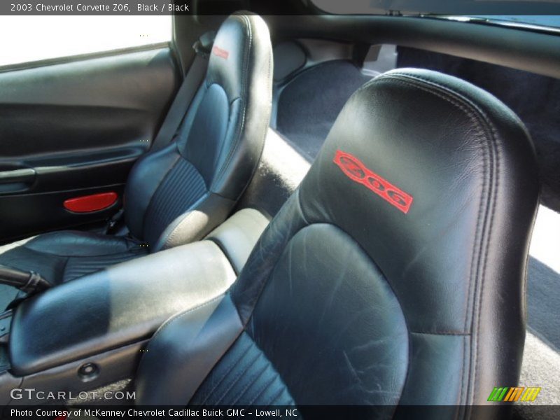 Black / Black 2003 Chevrolet Corvette Z06