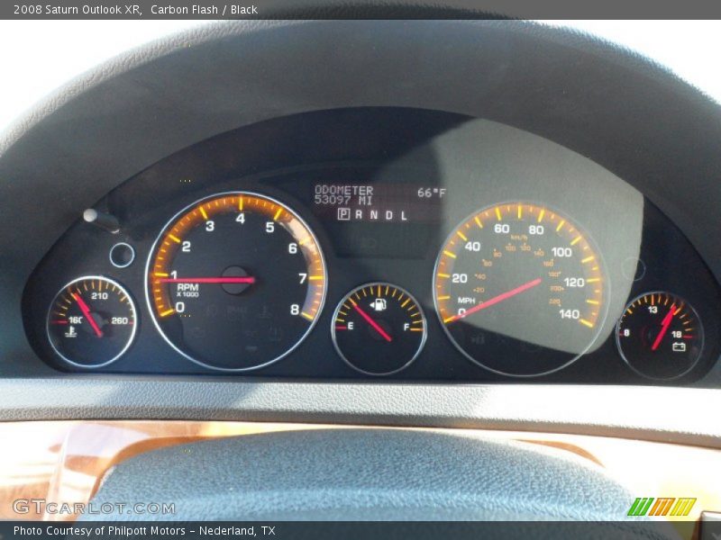 Carbon Flash / Black 2008 Saturn Outlook XR