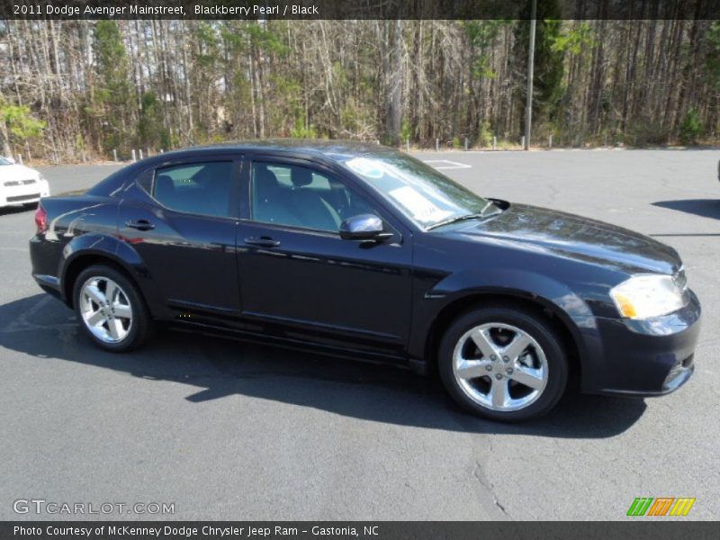 Blackberry Pearl / Black 2011 Dodge Avenger Mainstreet