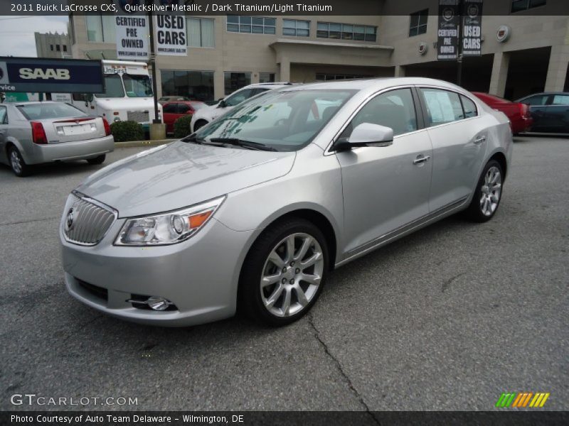 Quicksilver Metallic / Dark Titanium/Light Titanium 2011 Buick LaCrosse CXS