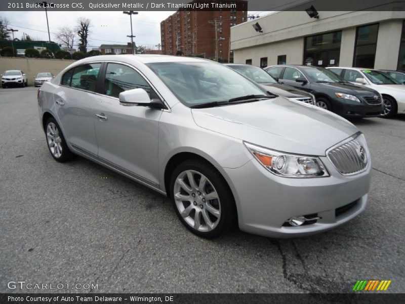 Quicksilver Metallic / Dark Titanium/Light Titanium 2011 Buick LaCrosse CXS