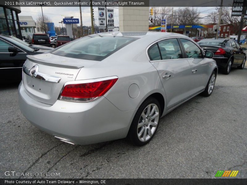 Quicksilver Metallic / Dark Titanium/Light Titanium 2011 Buick LaCrosse CXS