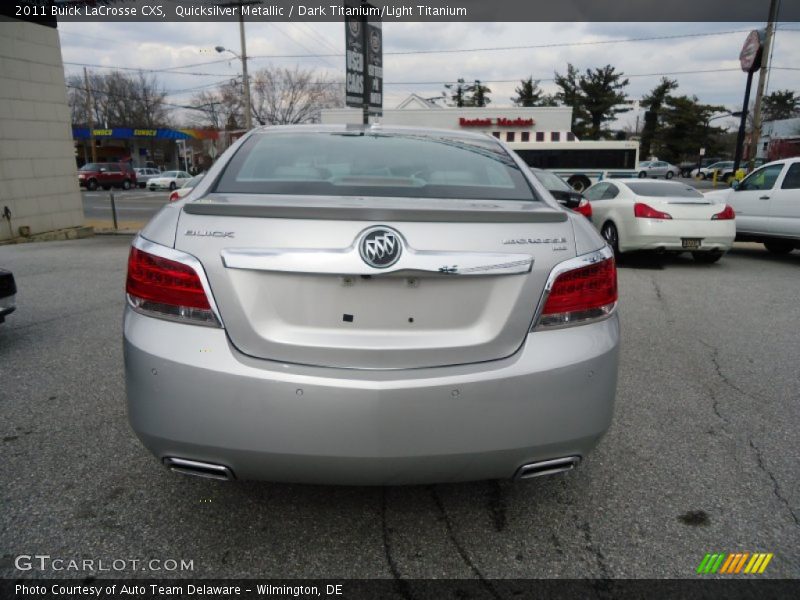 Quicksilver Metallic / Dark Titanium/Light Titanium 2011 Buick LaCrosse CXS