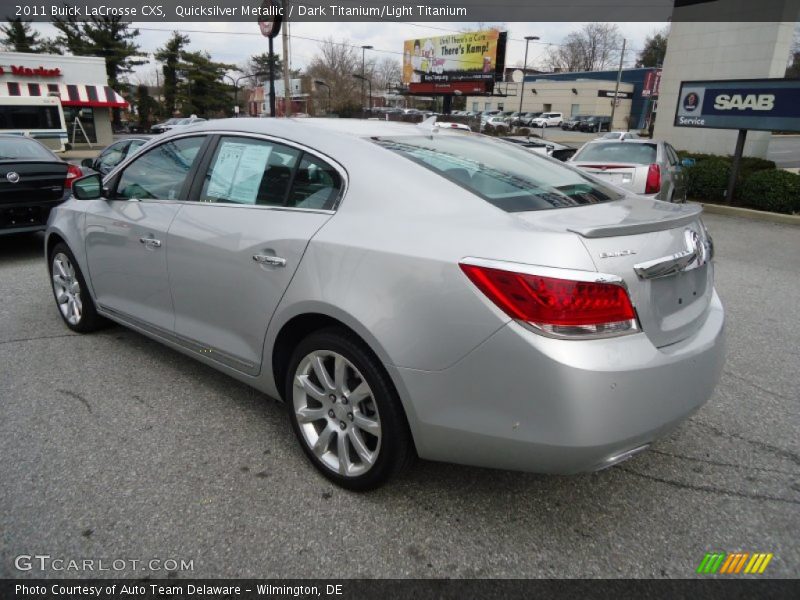 Quicksilver Metallic / Dark Titanium/Light Titanium 2011 Buick LaCrosse CXS