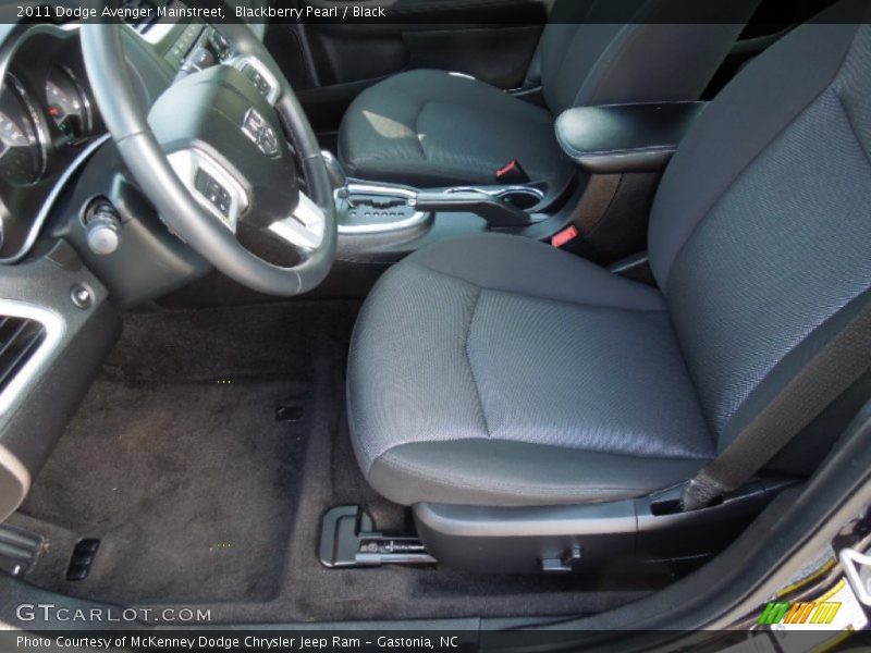 Blackberry Pearl / Black 2011 Dodge Avenger Mainstreet