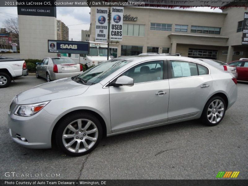 Quicksilver Metallic / Dark Titanium/Light Titanium 2011 Buick LaCrosse CXS
