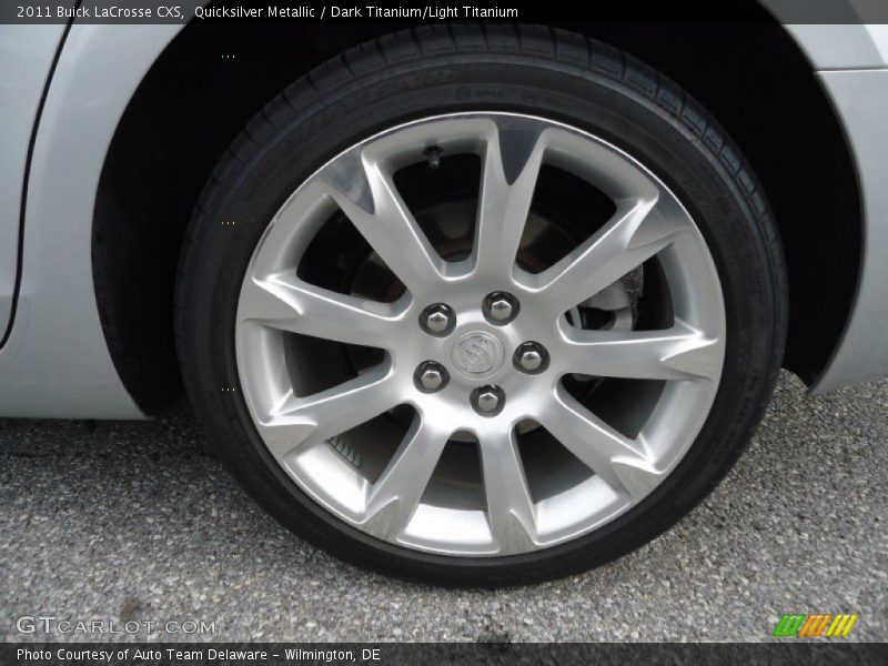 Quicksilver Metallic / Dark Titanium/Light Titanium 2011 Buick LaCrosse CXS