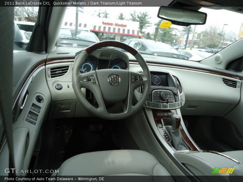Quicksilver Metallic / Dark Titanium/Light Titanium 2011 Buick LaCrosse CXS