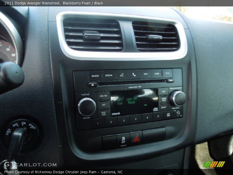 Blackberry Pearl / Black 2011 Dodge Avenger Mainstreet