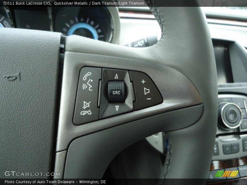 Quicksilver Metallic / Dark Titanium/Light Titanium 2011 Buick LaCrosse CXS