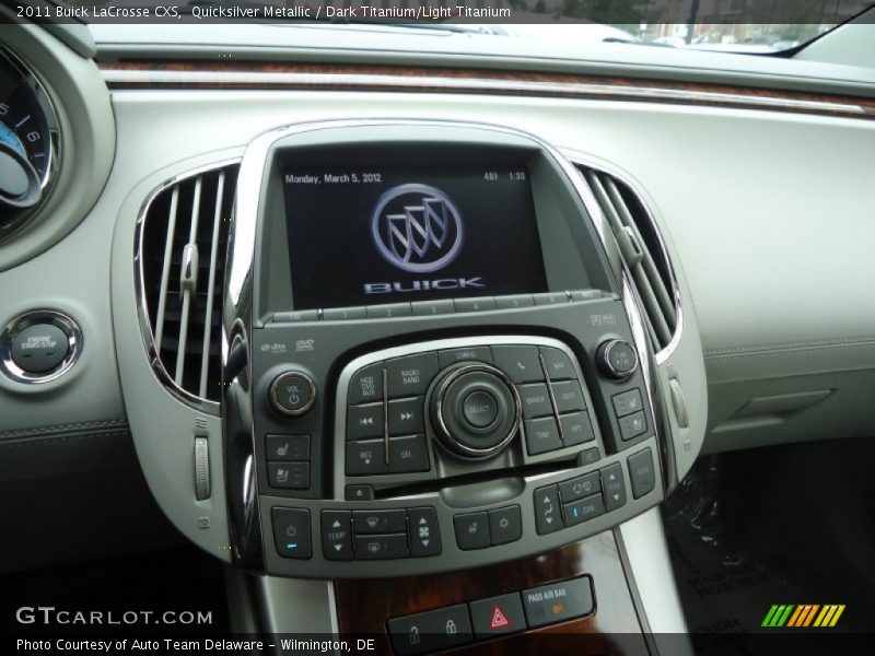 Controls of 2011 LaCrosse CXS