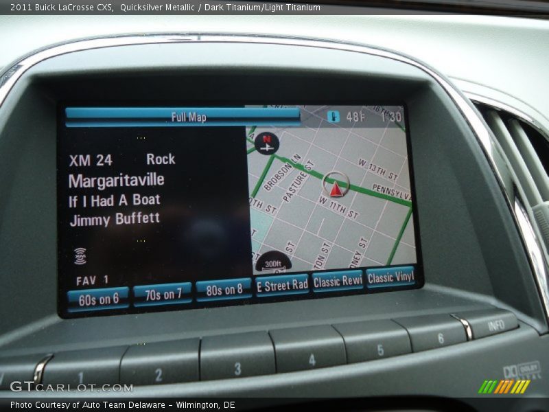 Navigation of 2011 LaCrosse CXS