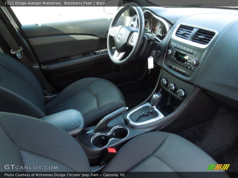 Blackberry Pearl / Black 2011 Dodge Avenger Mainstreet