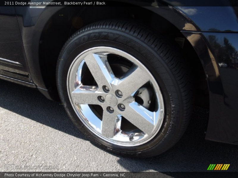 Blackberry Pearl / Black 2011 Dodge Avenger Mainstreet