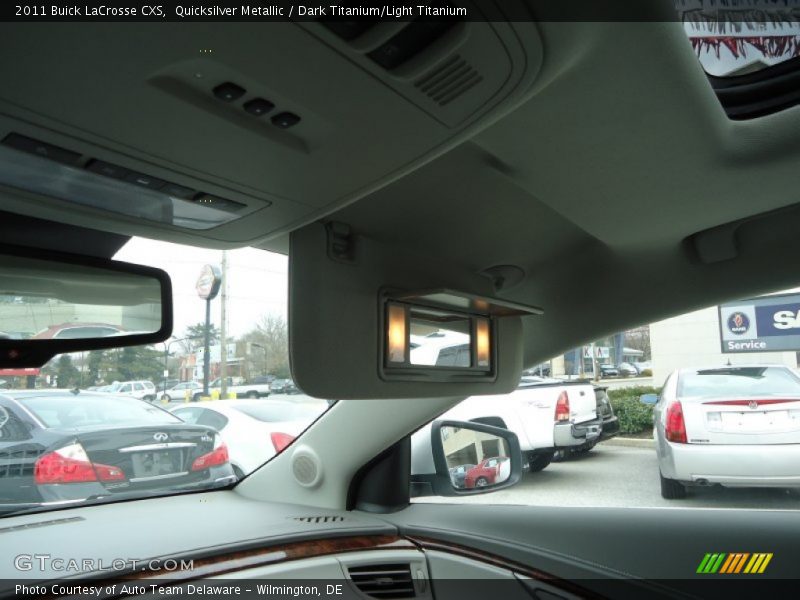 Quicksilver Metallic / Dark Titanium/Light Titanium 2011 Buick LaCrosse CXS