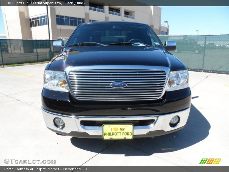 Black / Black 2007 Ford F150 Lariat SuperCrew
