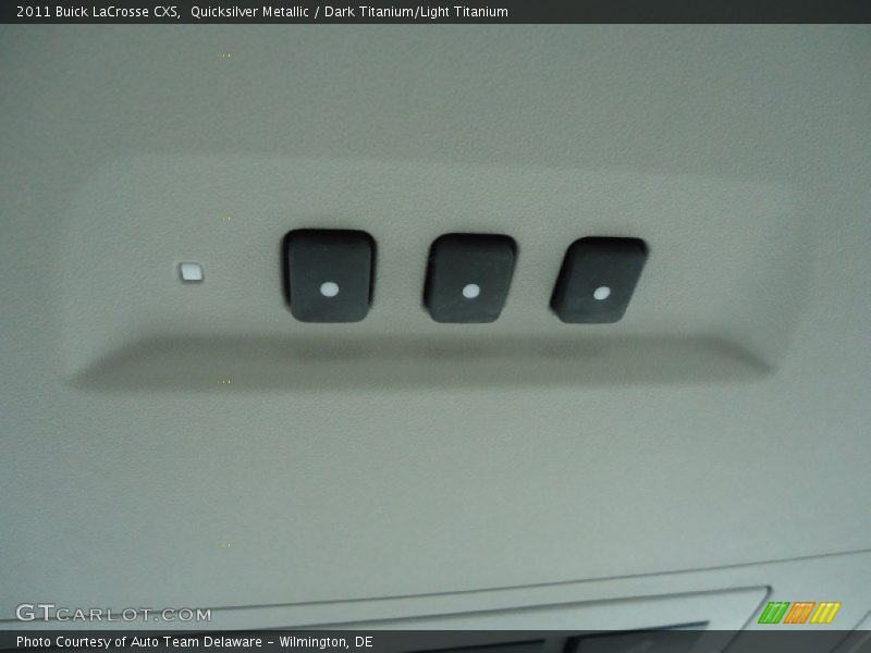 Quicksilver Metallic / Dark Titanium/Light Titanium 2011 Buick LaCrosse CXS