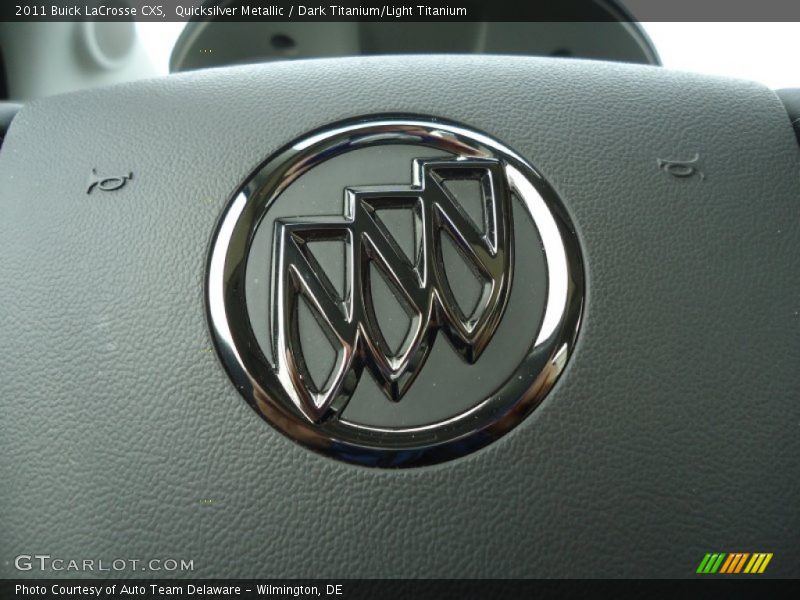 Quicksilver Metallic / Dark Titanium/Light Titanium 2011 Buick LaCrosse CXS