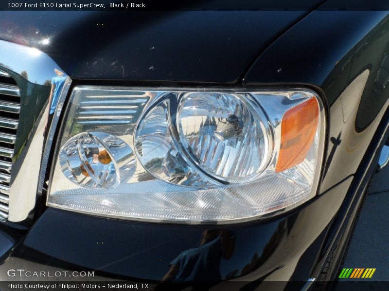 Black / Black 2007 Ford F150 Lariat SuperCrew