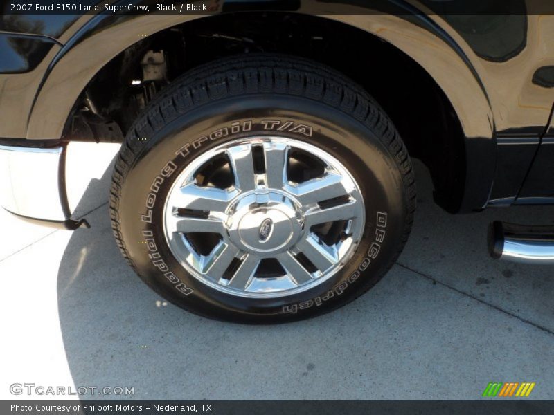 Black / Black 2007 Ford F150 Lariat SuperCrew
