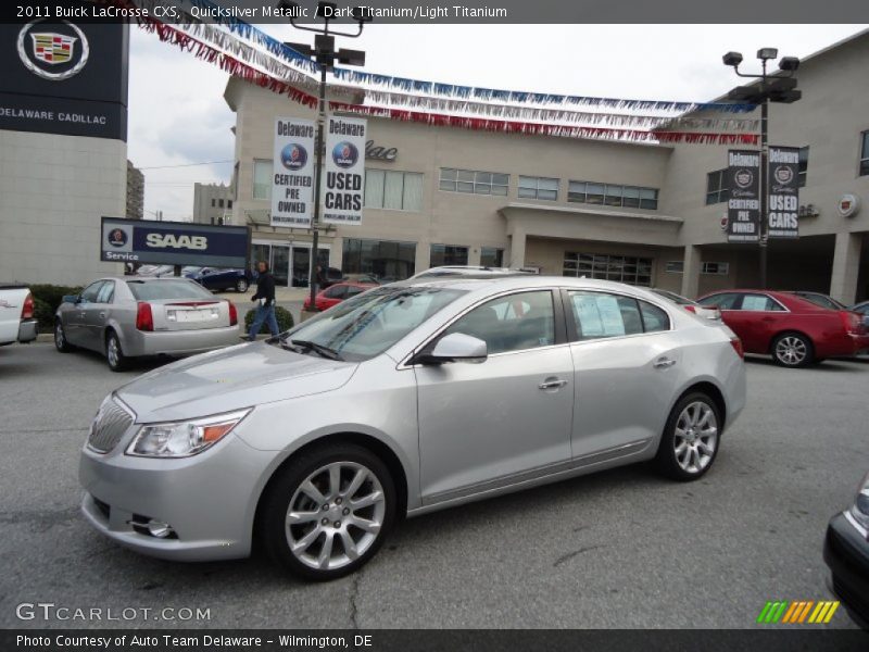 Quicksilver Metallic / Dark Titanium/Light Titanium 2011 Buick LaCrosse CXS