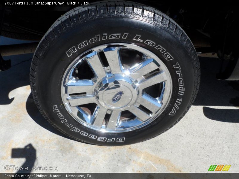 Black / Black 2007 Ford F150 Lariat SuperCrew