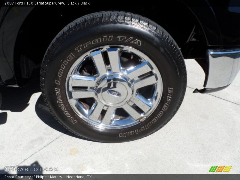 Black / Black 2007 Ford F150 Lariat SuperCrew