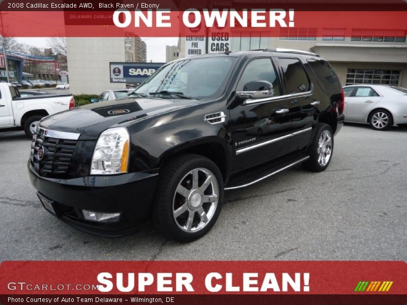 Black Raven / Ebony 2008 Cadillac Escalade AWD