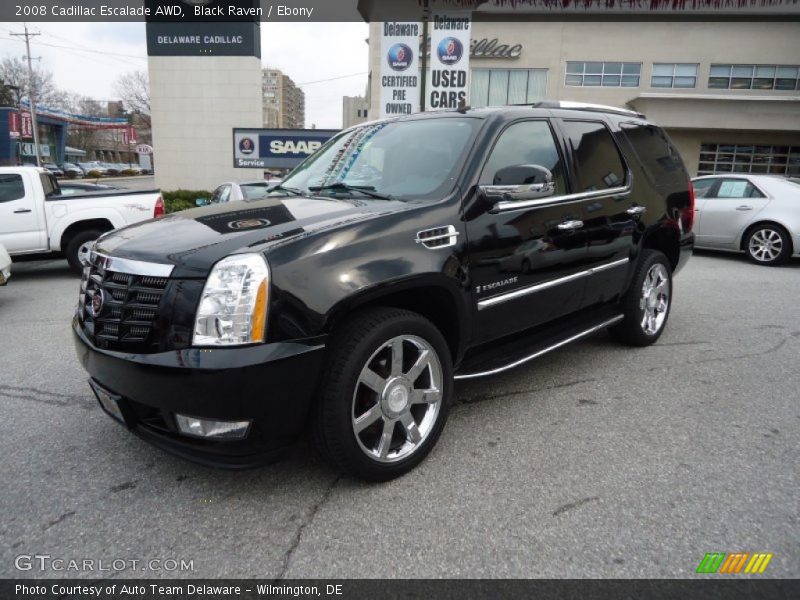 Black Raven / Ebony 2008 Cadillac Escalade AWD
