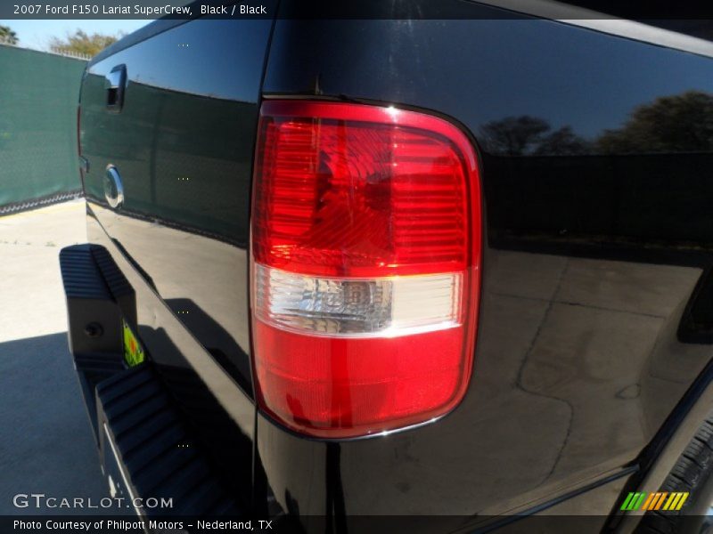 Black / Black 2007 Ford F150 Lariat SuperCrew