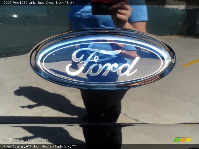 Black / Black 2007 Ford F150 Lariat SuperCrew