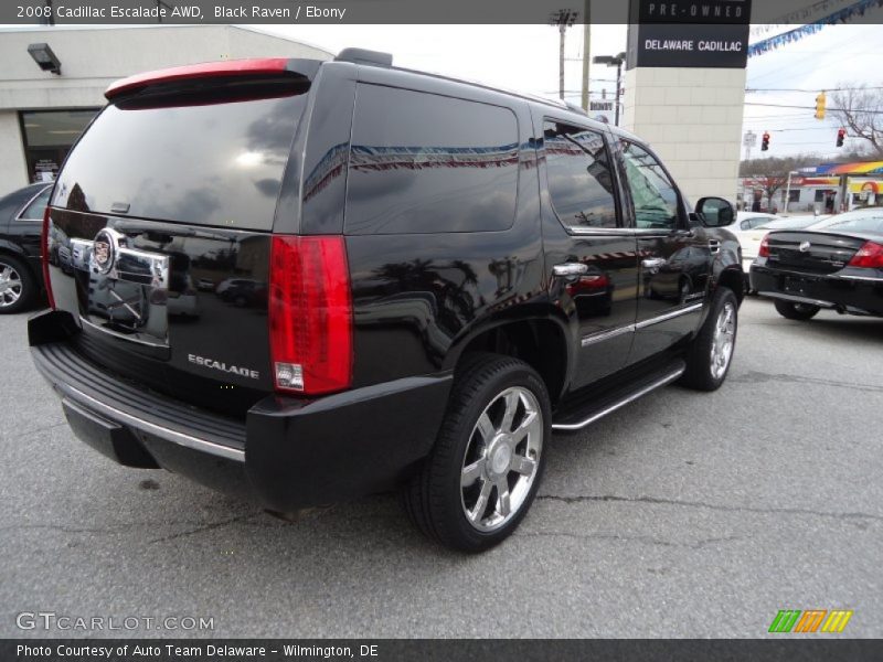 Black Raven / Ebony 2008 Cadillac Escalade AWD
