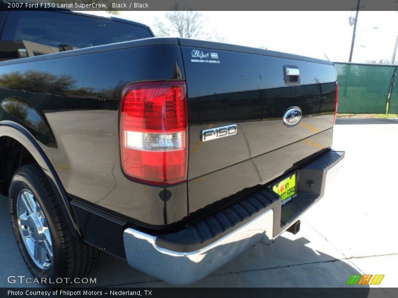 Black / Black 2007 Ford F150 Lariat SuperCrew