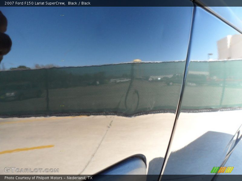 Black / Black 2007 Ford F150 Lariat SuperCrew