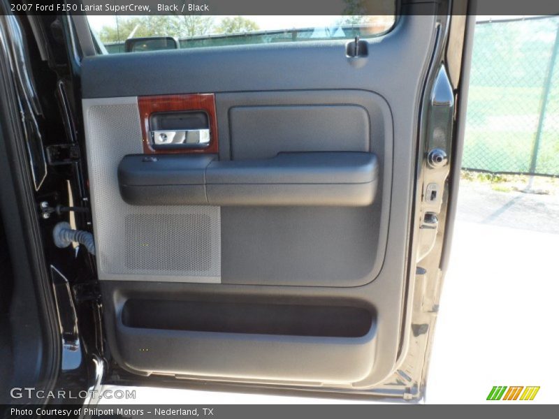 Black / Black 2007 Ford F150 Lariat SuperCrew