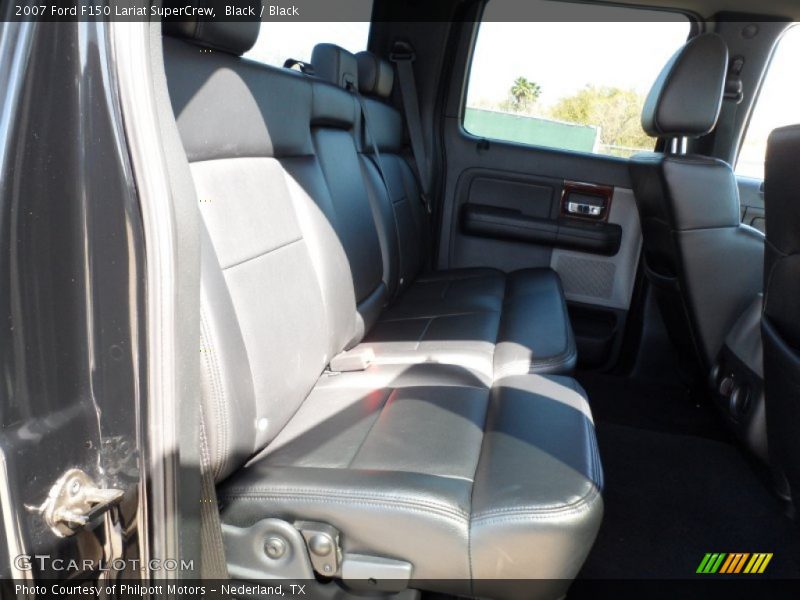 Black / Black 2007 Ford F150 Lariat SuperCrew