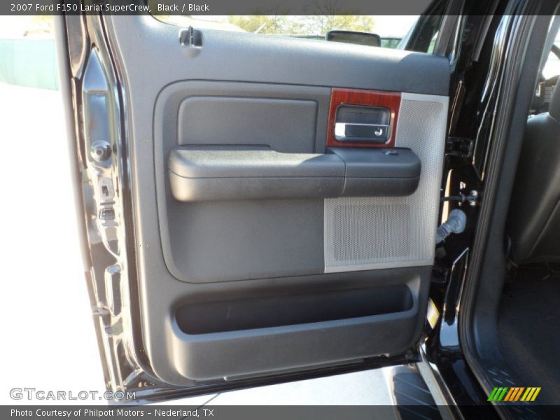 Black / Black 2007 Ford F150 Lariat SuperCrew