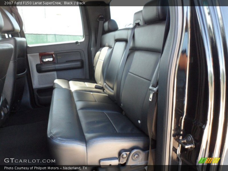Black / Black 2007 Ford F150 Lariat SuperCrew