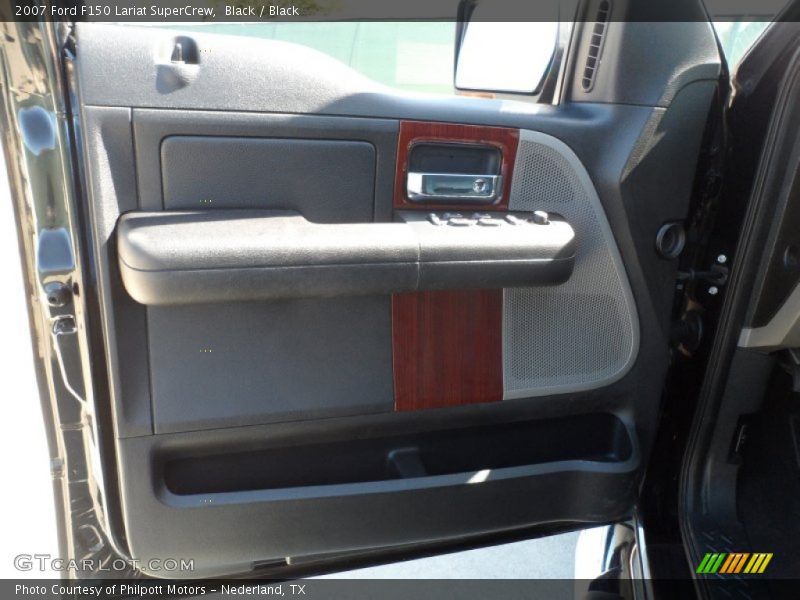 Black / Black 2007 Ford F150 Lariat SuperCrew