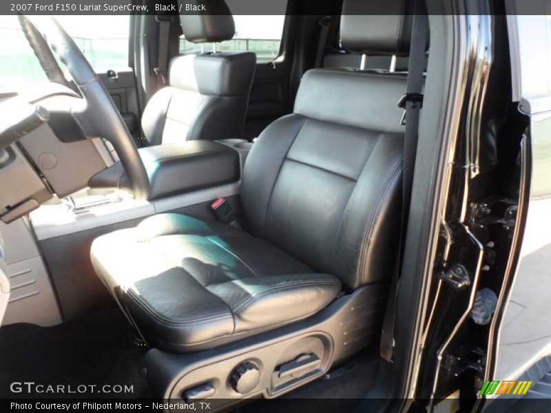 Black / Black 2007 Ford F150 Lariat SuperCrew