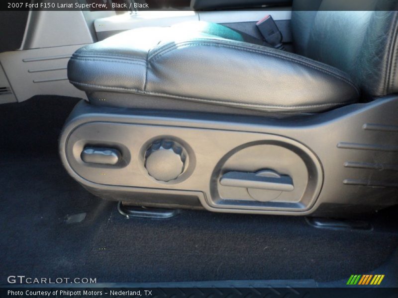 Black / Black 2007 Ford F150 Lariat SuperCrew