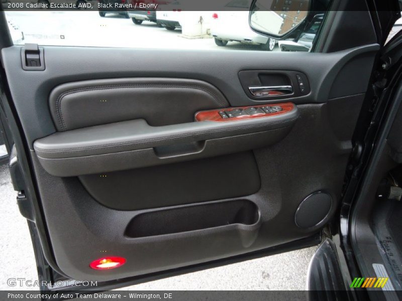 Black Raven / Ebony 2008 Cadillac Escalade AWD