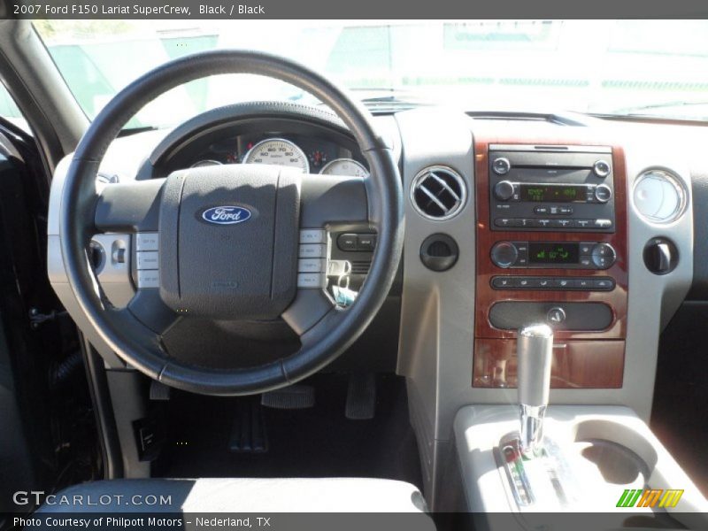 Black / Black 2007 Ford F150 Lariat SuperCrew