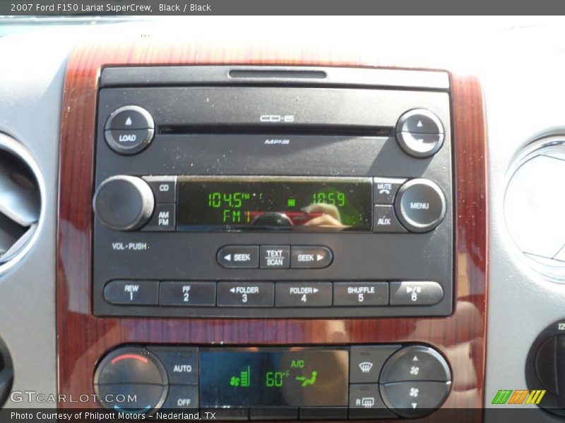 Black / Black 2007 Ford F150 Lariat SuperCrew