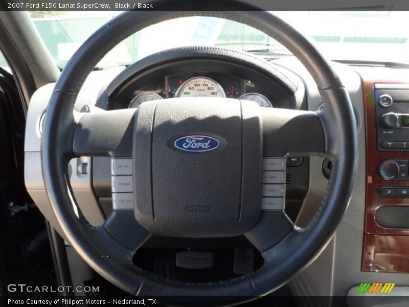 Black / Black 2007 Ford F150 Lariat SuperCrew
