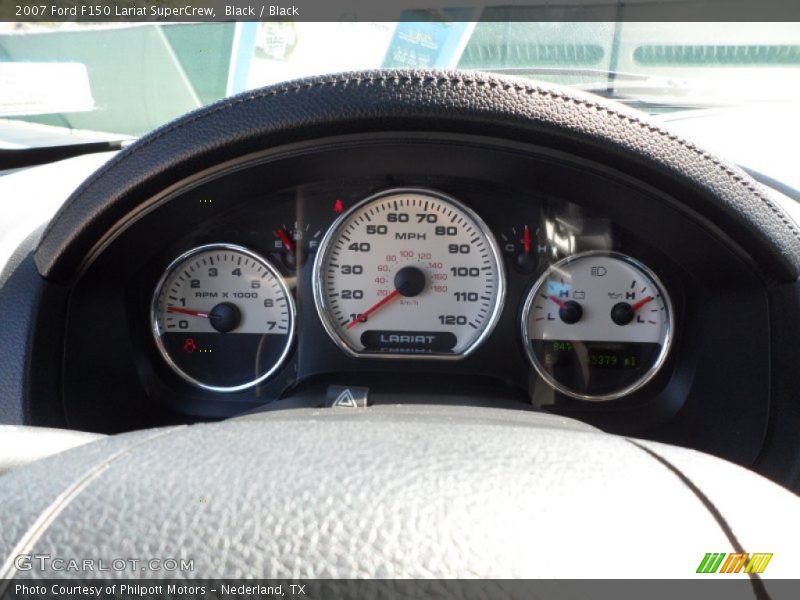 Black / Black 2007 Ford F150 Lariat SuperCrew