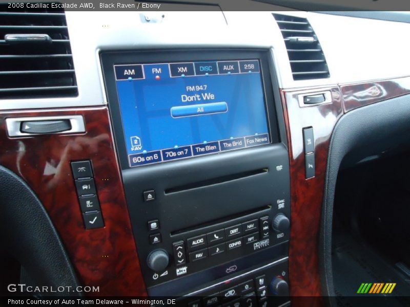 Black Raven / Ebony 2008 Cadillac Escalade AWD